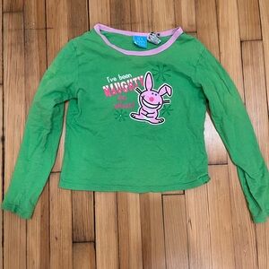 RARE HAPPY BUNNY TOP